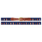 Bourbon Bottles (Navy) Needlepoint Belt
