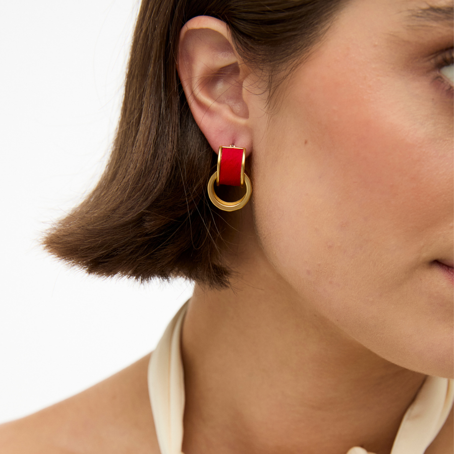 Eloise Double Hoop Earring