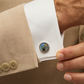 Guana Cufflinks Rhodium