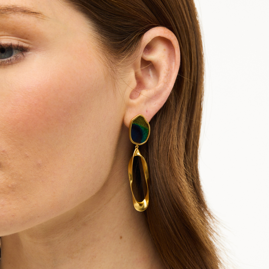 Kimberly Organic Drop Earring