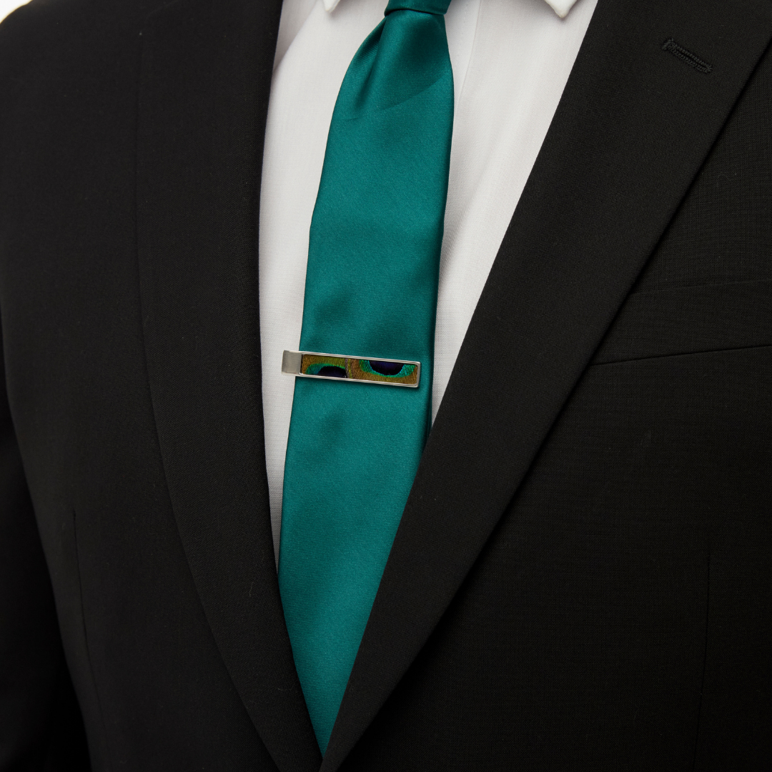 Succession Tie Clip Peacock