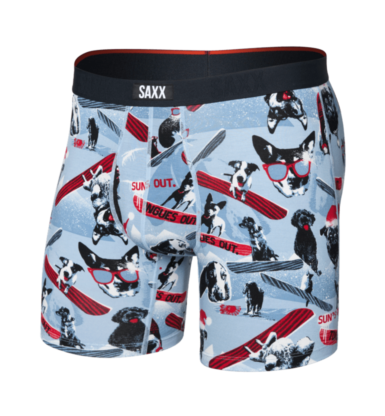 Vibe Xtra Boxer Brief Winter Dogs Blue