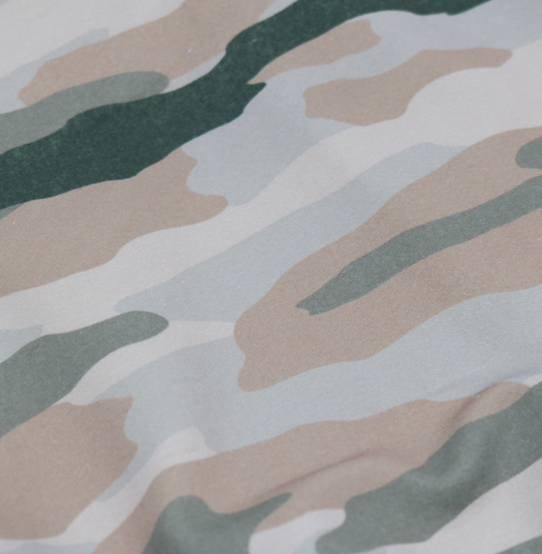 Youth Quilted Camo Vest Green/Khaki