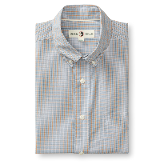Cotton Cashmere Poplin Sport Shirt Pale Blue