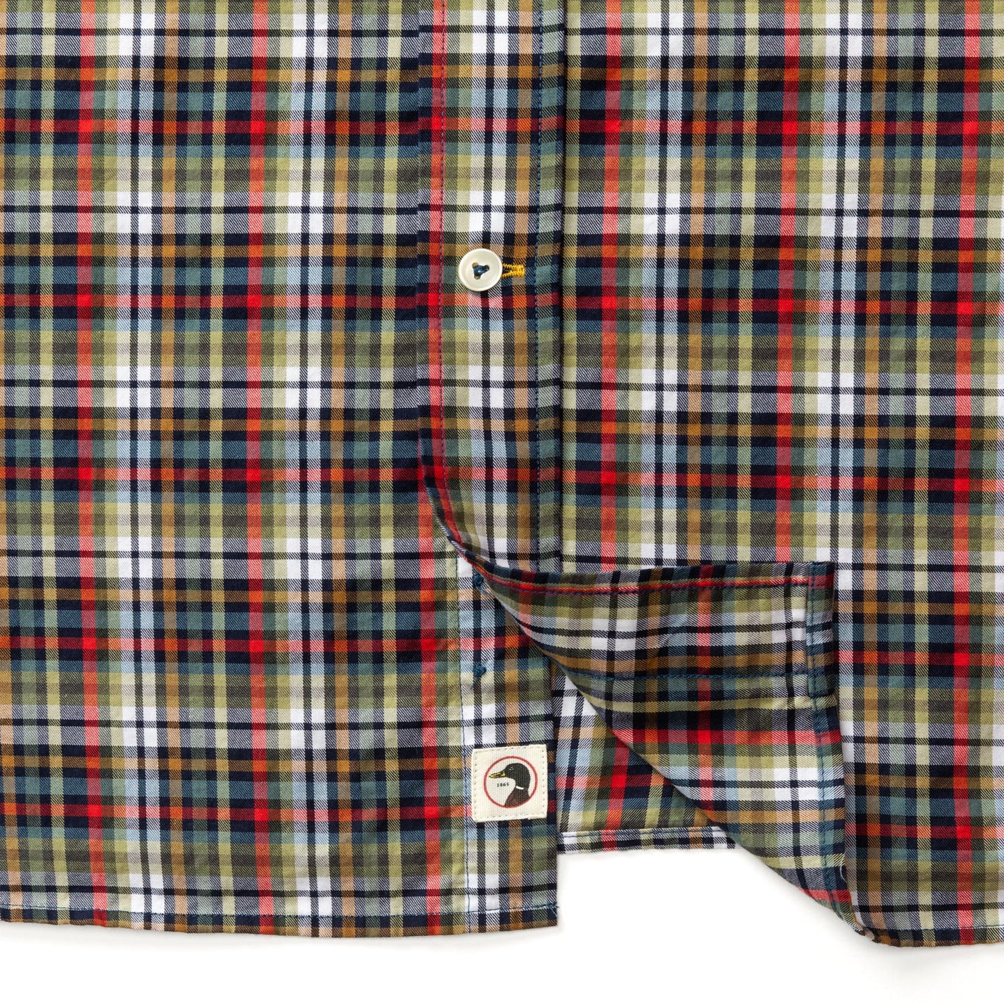 Baley Plaid Twill Shirt Maritime Blue