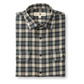 Moyer Plaid Flannel Shirt Graphite Blue