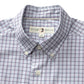 Edison Plaid Poplin Shirt Navy Peony
