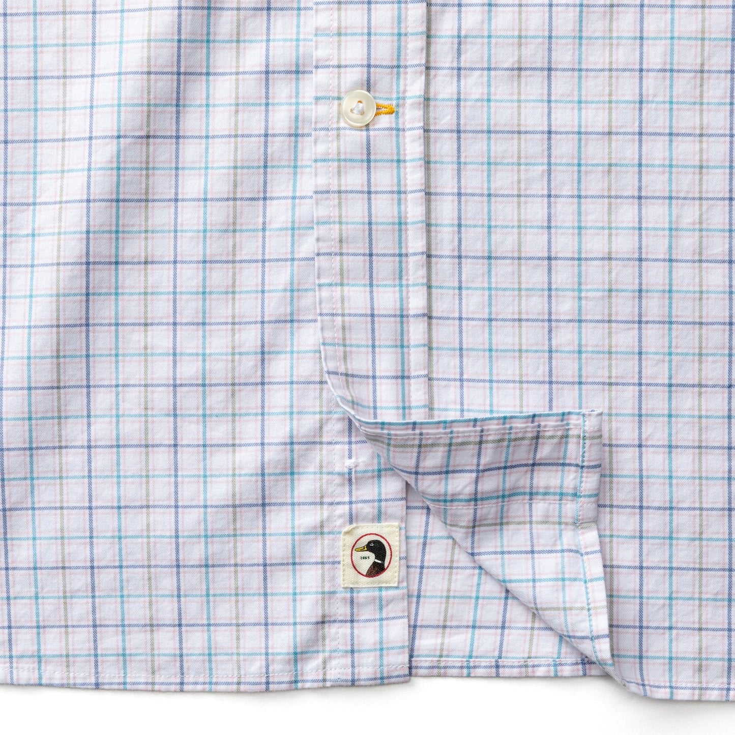 Ashland Plaid Twill Shirt Pale Pink