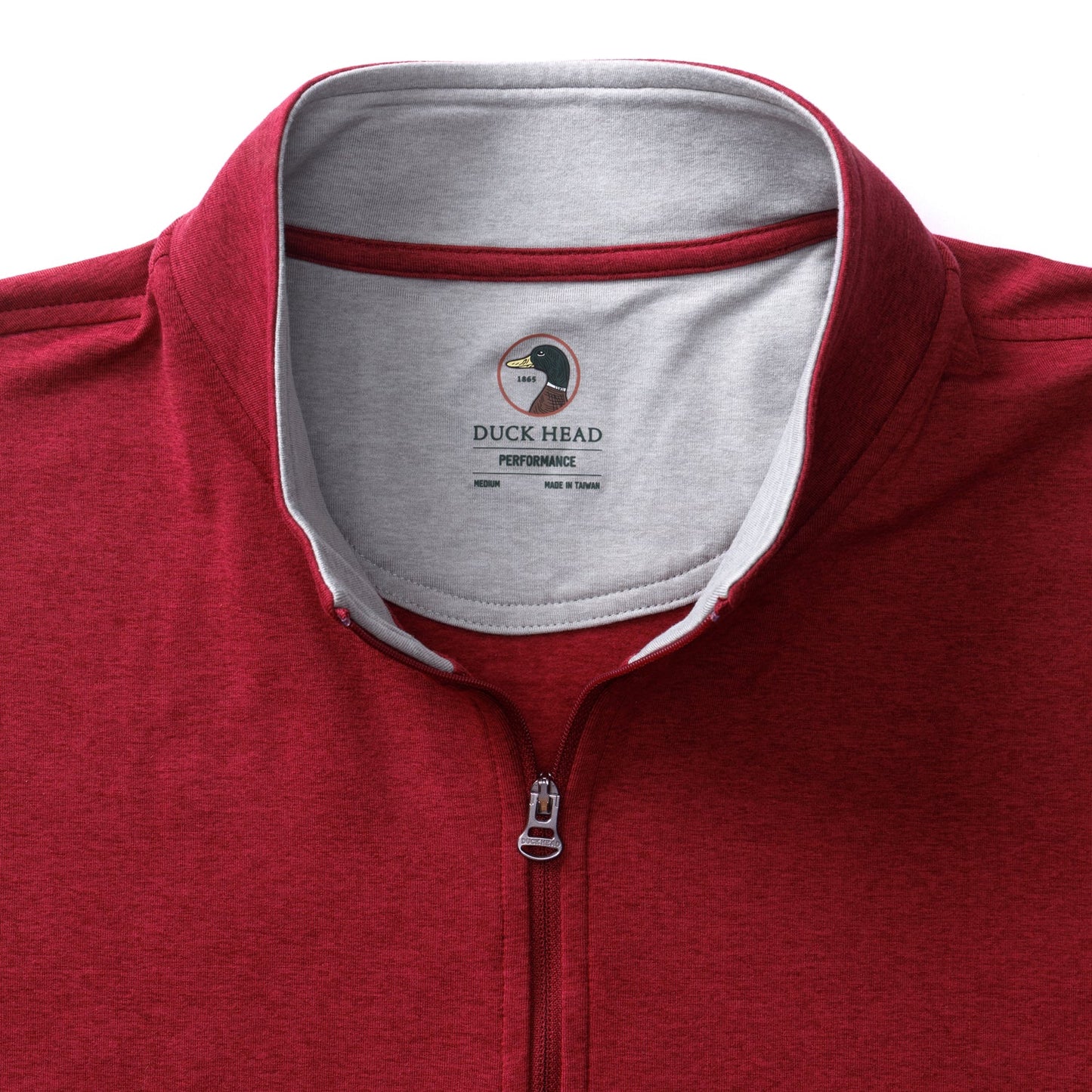 Long Drive Performance 1/4 Zip Deep Red