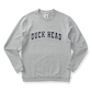 Applique Crewneck Sweatshirt Heather Grey