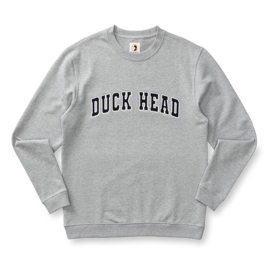 Applique Crewneck Sweatshirt Heather Grey