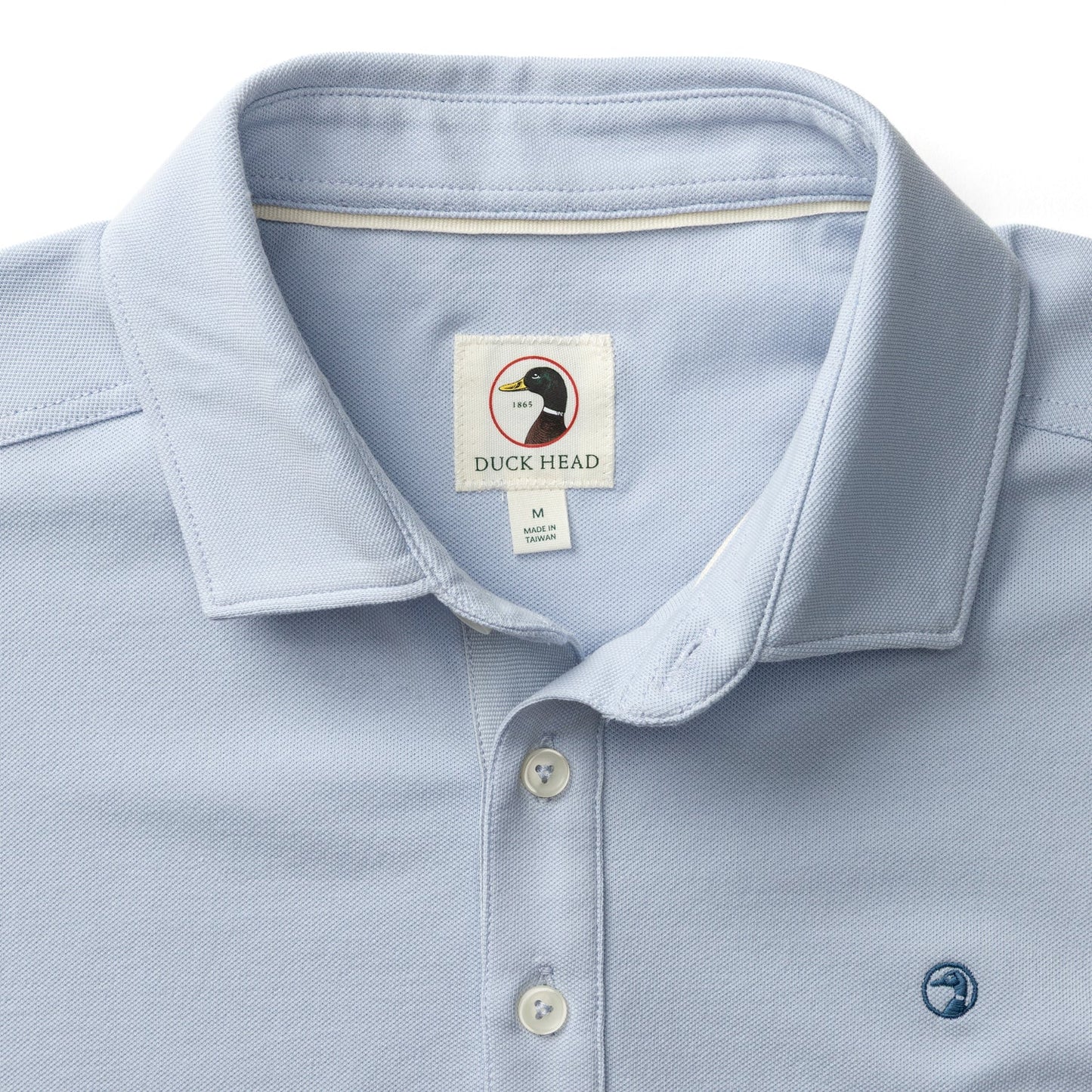 Hanover Pima Cotton Pique Polo Hthr Blue