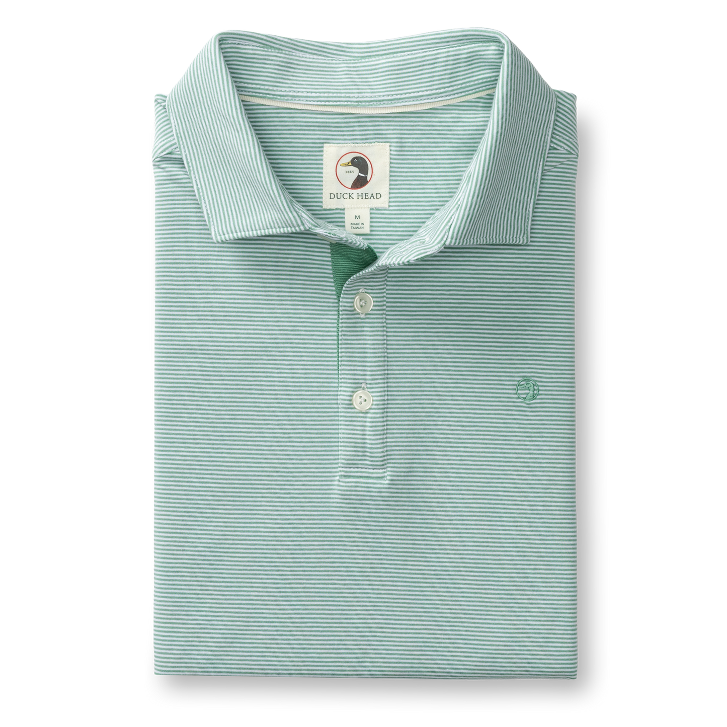 Hanover Stripe Pima Cotton Polo Aspen Green