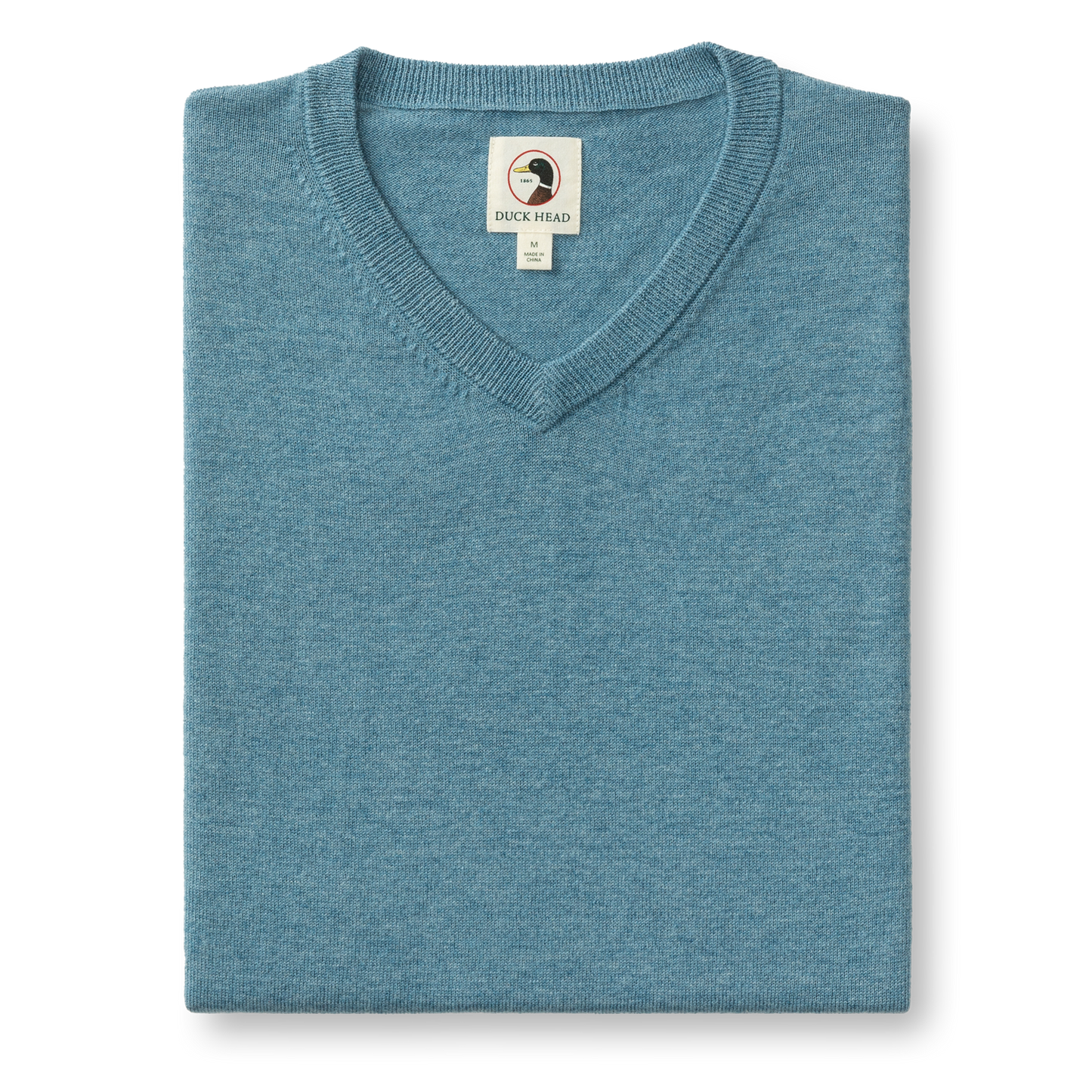 Buckley Jersey V-Neck Sweater Blue Heather