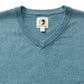 Buckley Jersey V-Neck Sweater Blue Heather