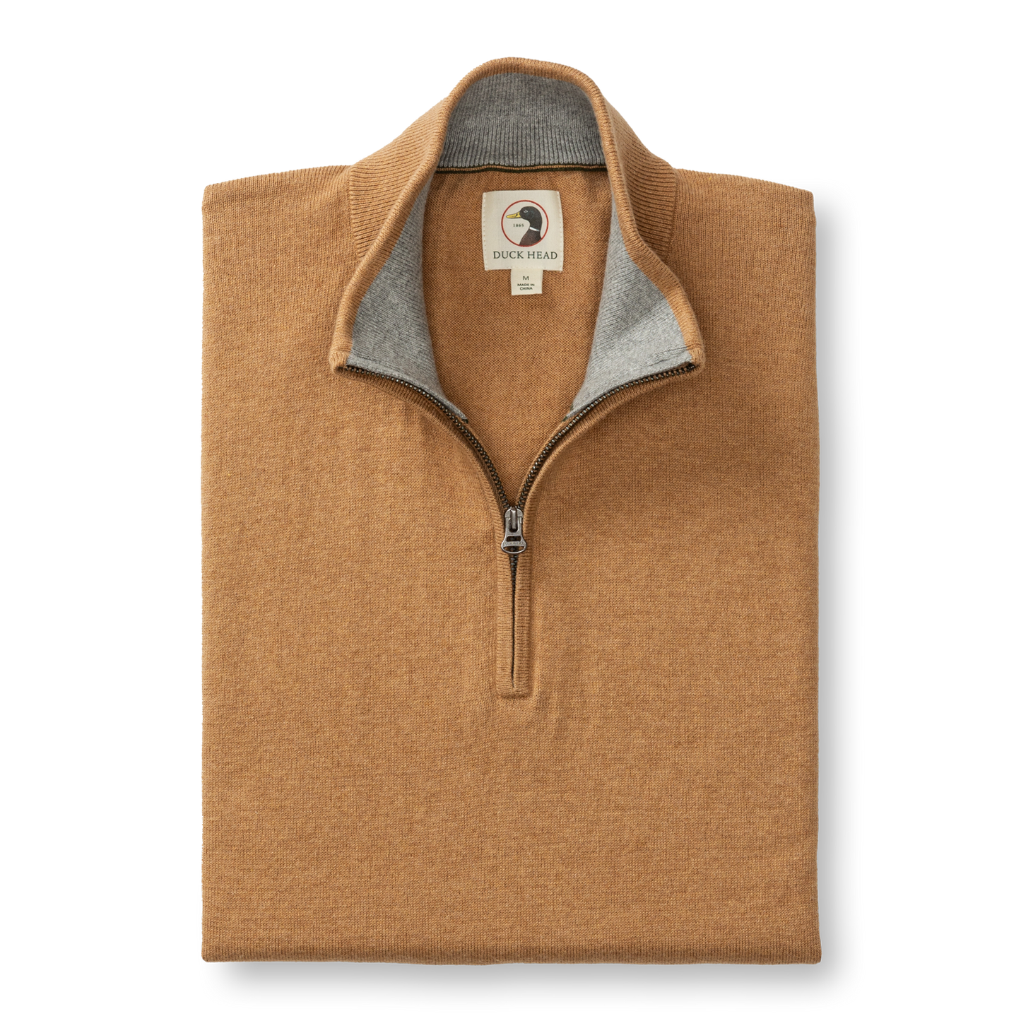 Ridley 1/4 Zip Sweater Camel