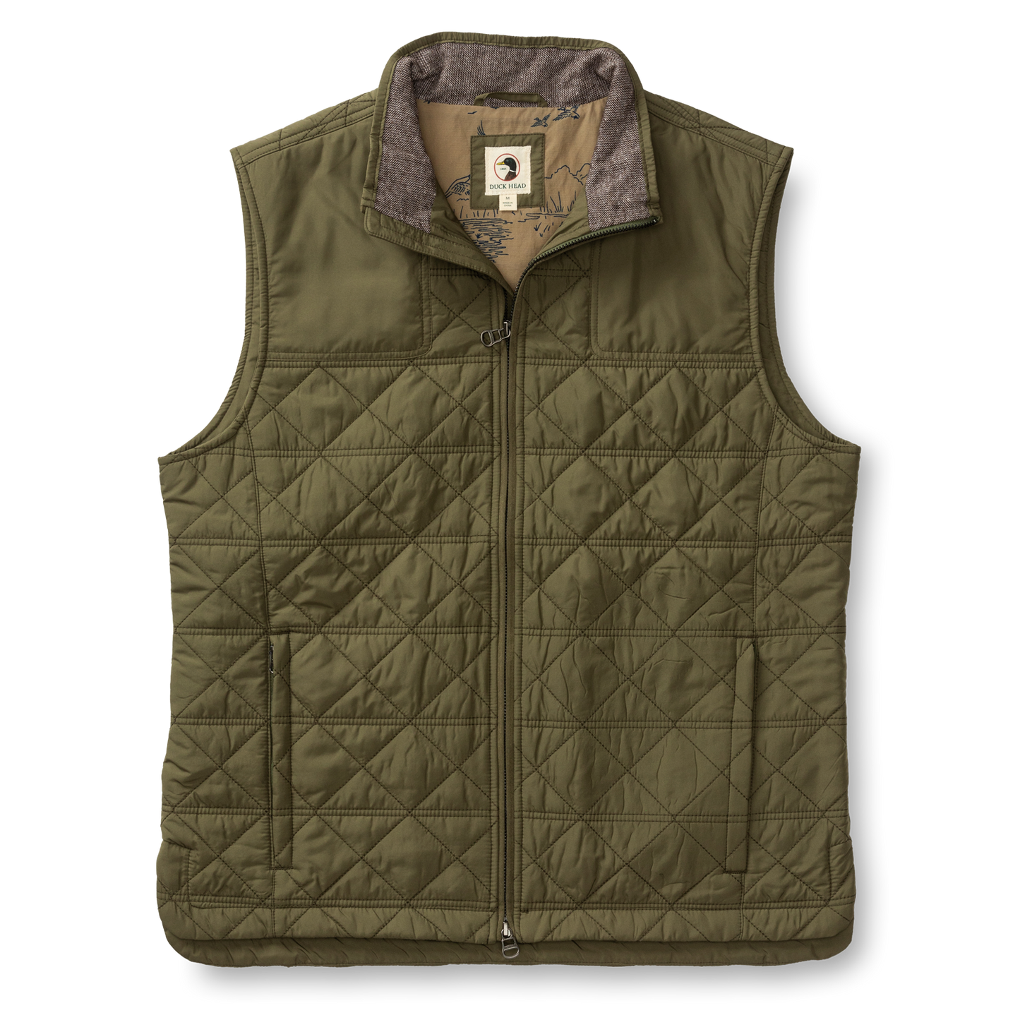 Fremont  Sport Perf Quilted Vest Olive