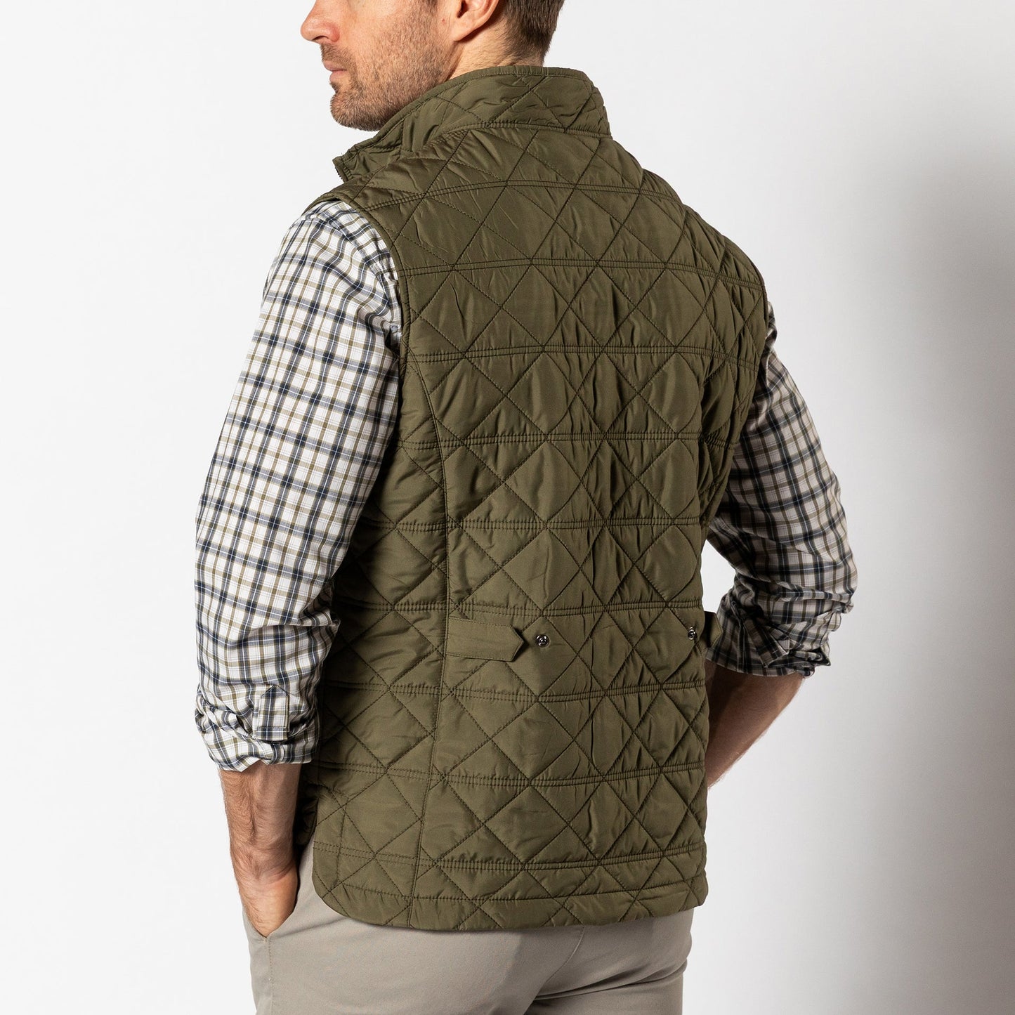 Fremont  Sport Perf Quilted Vest Olive