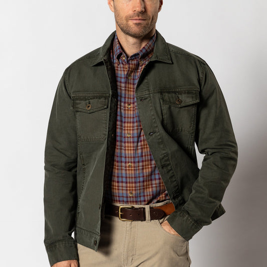 Trucker Jacket Deep Olive