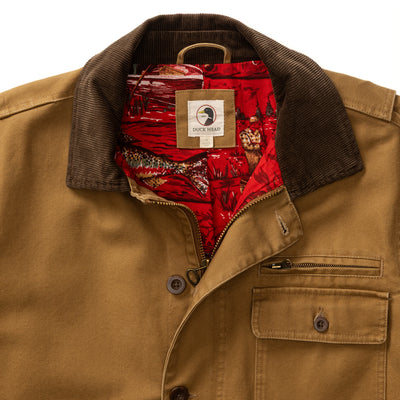 Canvas Barn Coat Dull Gold