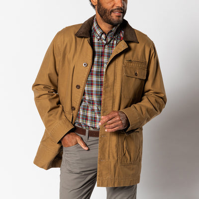 Canvas Barn Coat Dull Gold