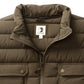 Atherton Down Quilted Jacket Crocodile Brown