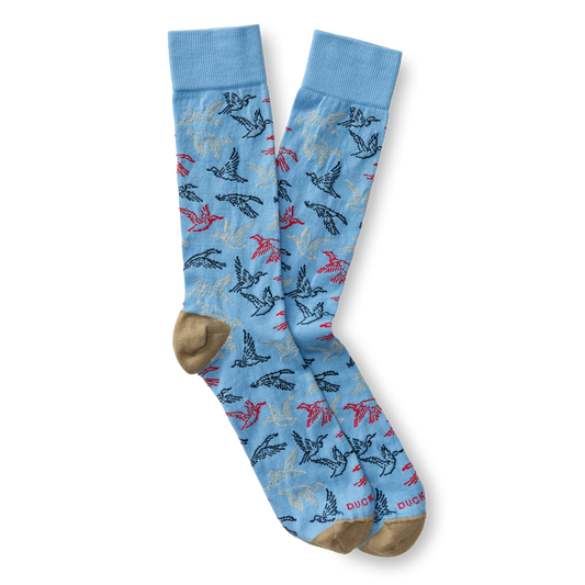 DH Flying Mallard Sock Sky Blue