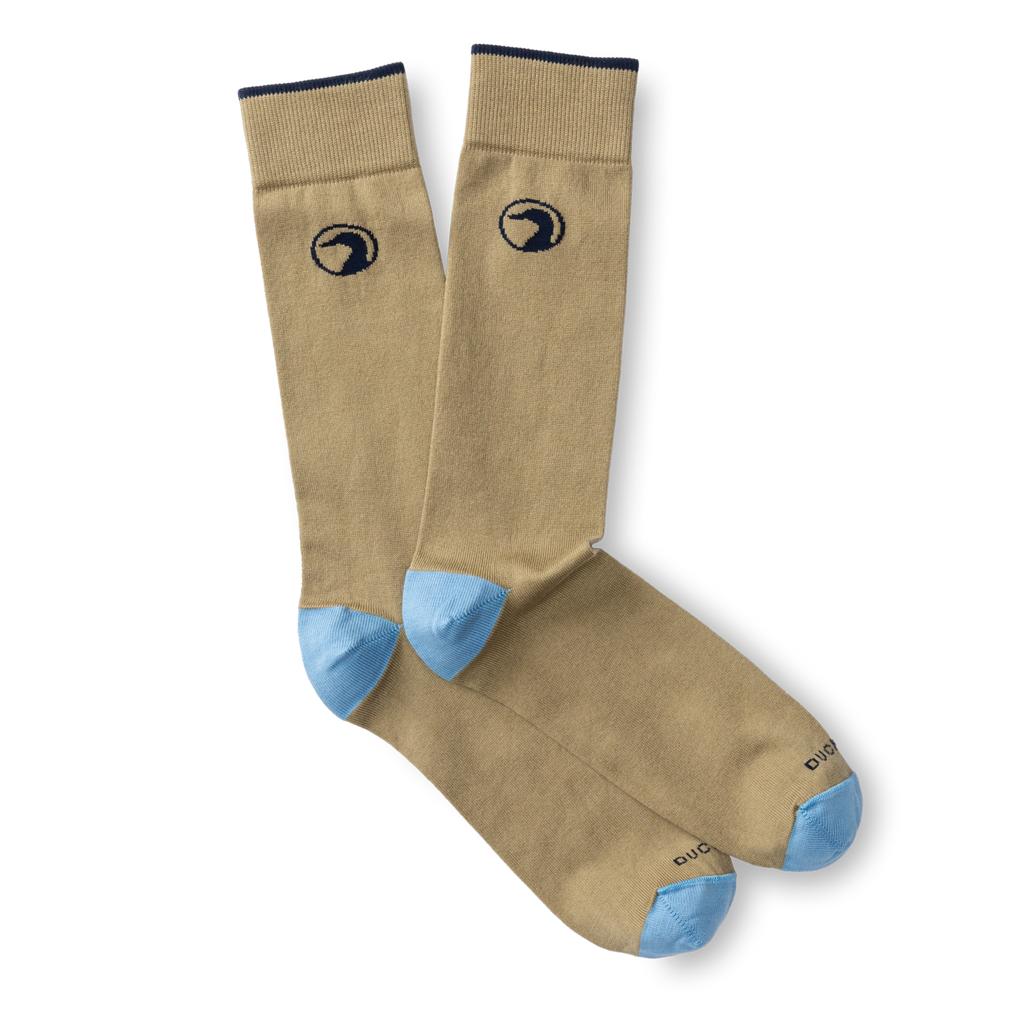 DH Logo Dress Sock Khaki