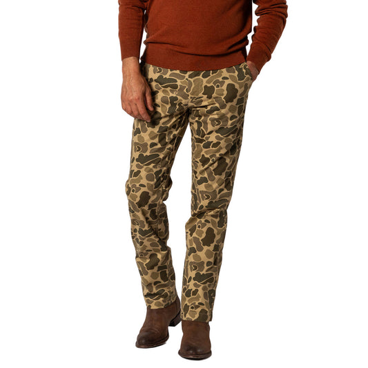 Gold School Classic Fit Chino Camo Khaki