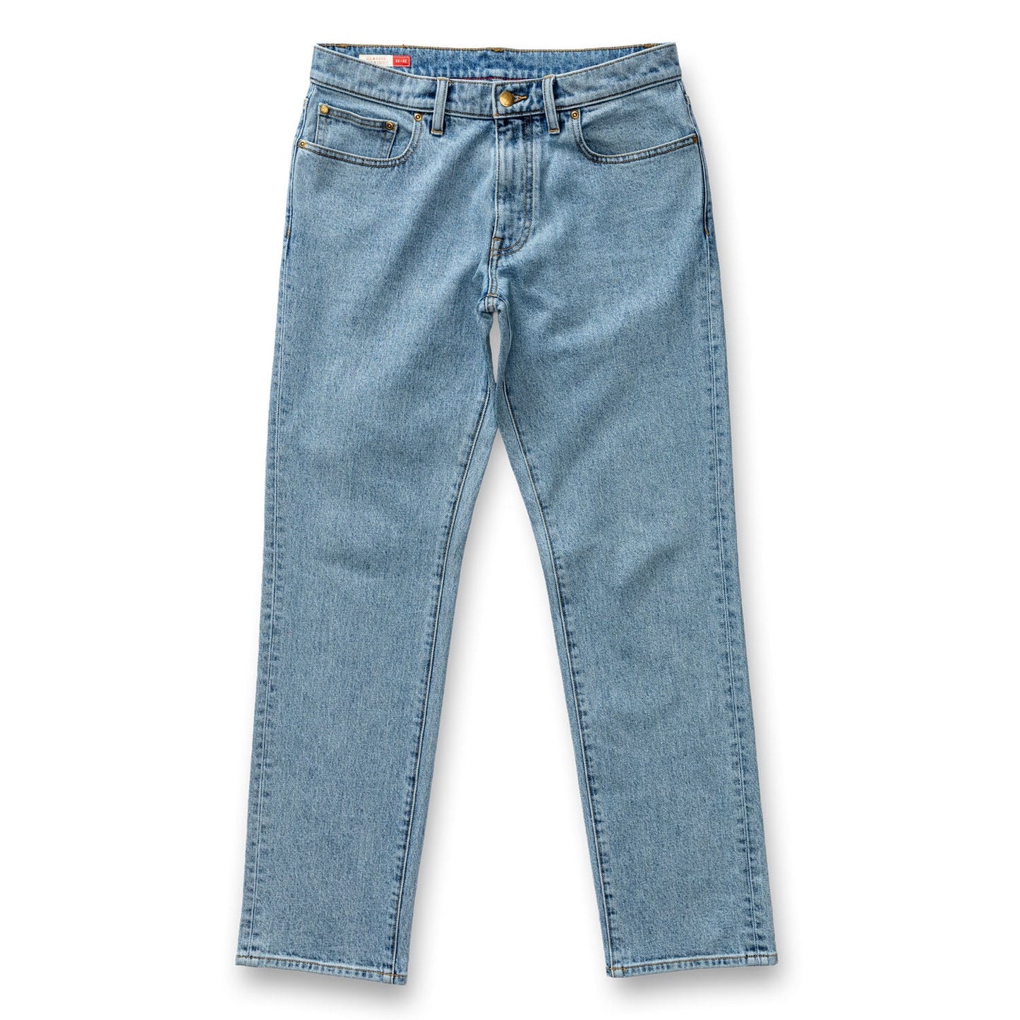 Classic Straight Denim Jean Vintage Wash