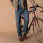 Classic Straight Denim Jean Vintage Wash