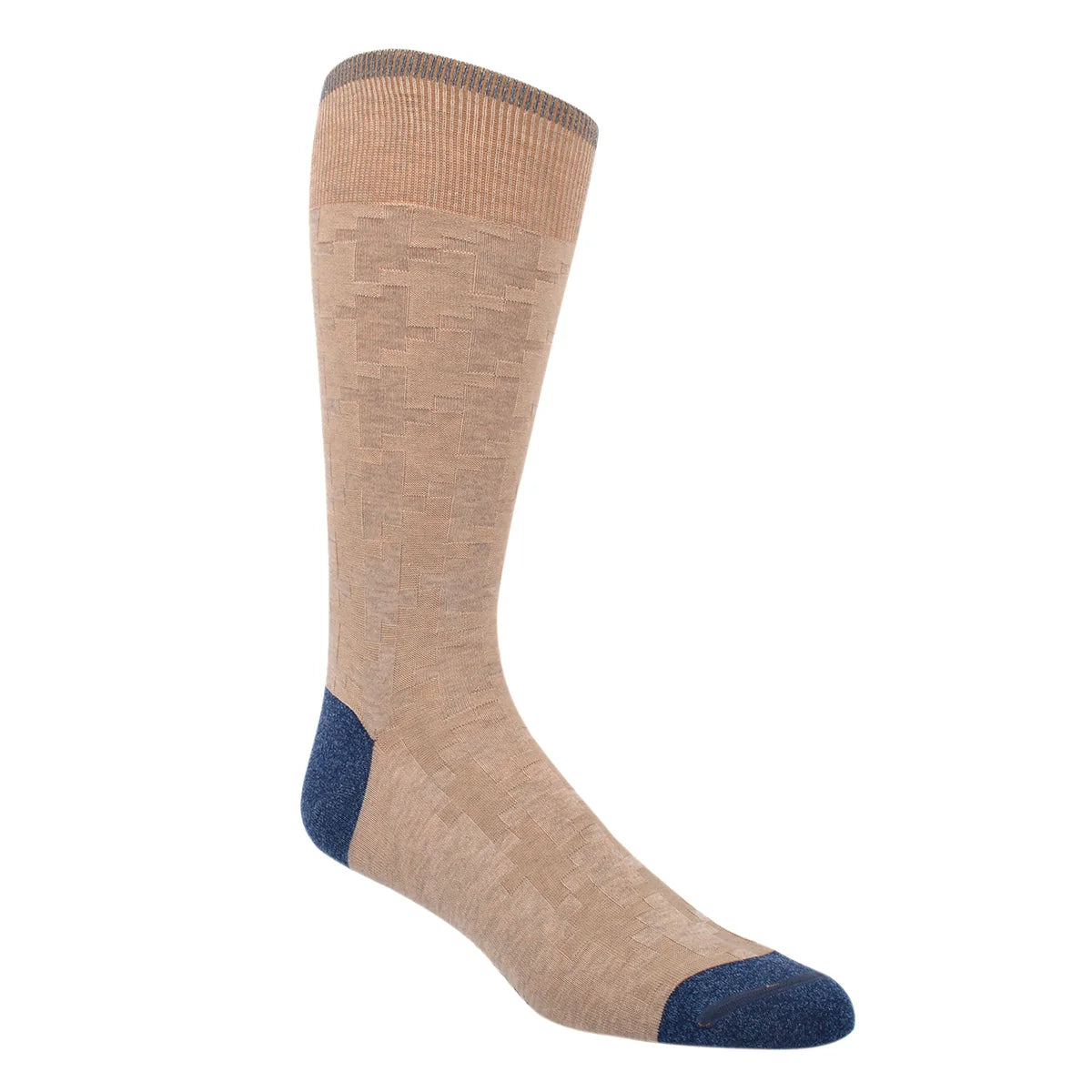 Solid Houndstooth Dress Sock