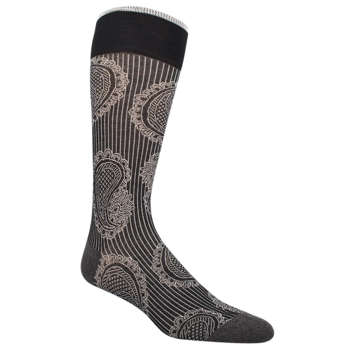 Paisley Stripe Dress Sock
