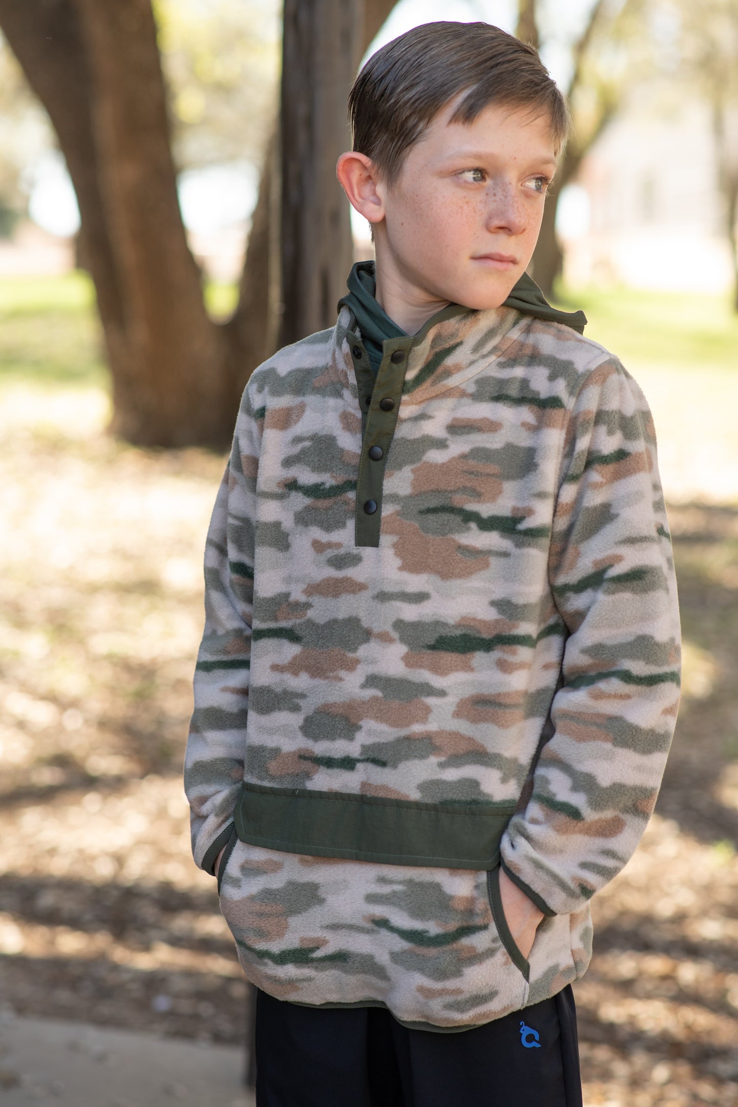 Youth Sherpa Pullover Classic Camo