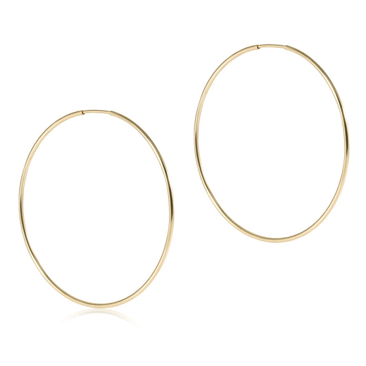 Endless Gold 1.75" Hoop Earring