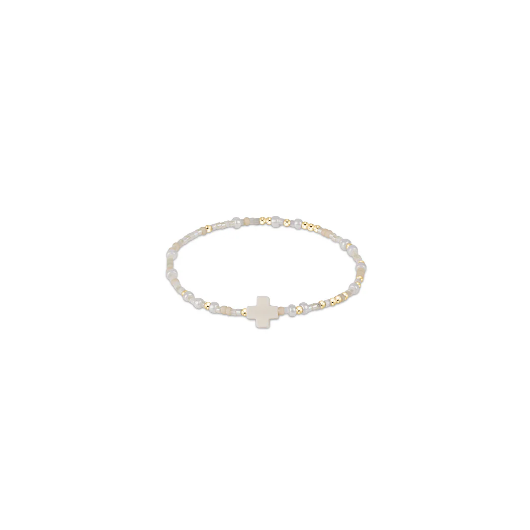 FW25 egirl Hope Unwritten Signature Cross Bracelet