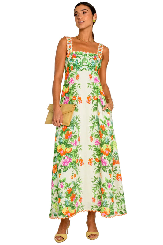 Ws Annalisa Dress Tea Time