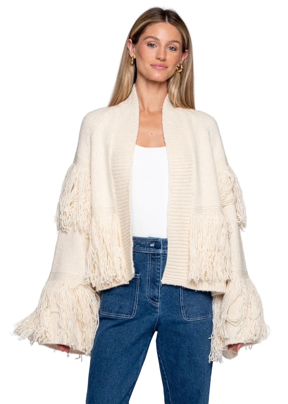Ws Carmen Cardigan Ivory