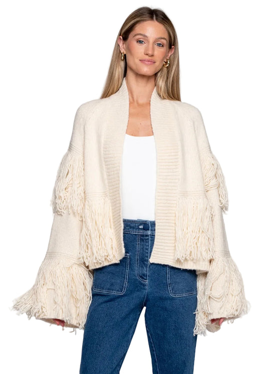 Ws Carmen Cardigan Ivory