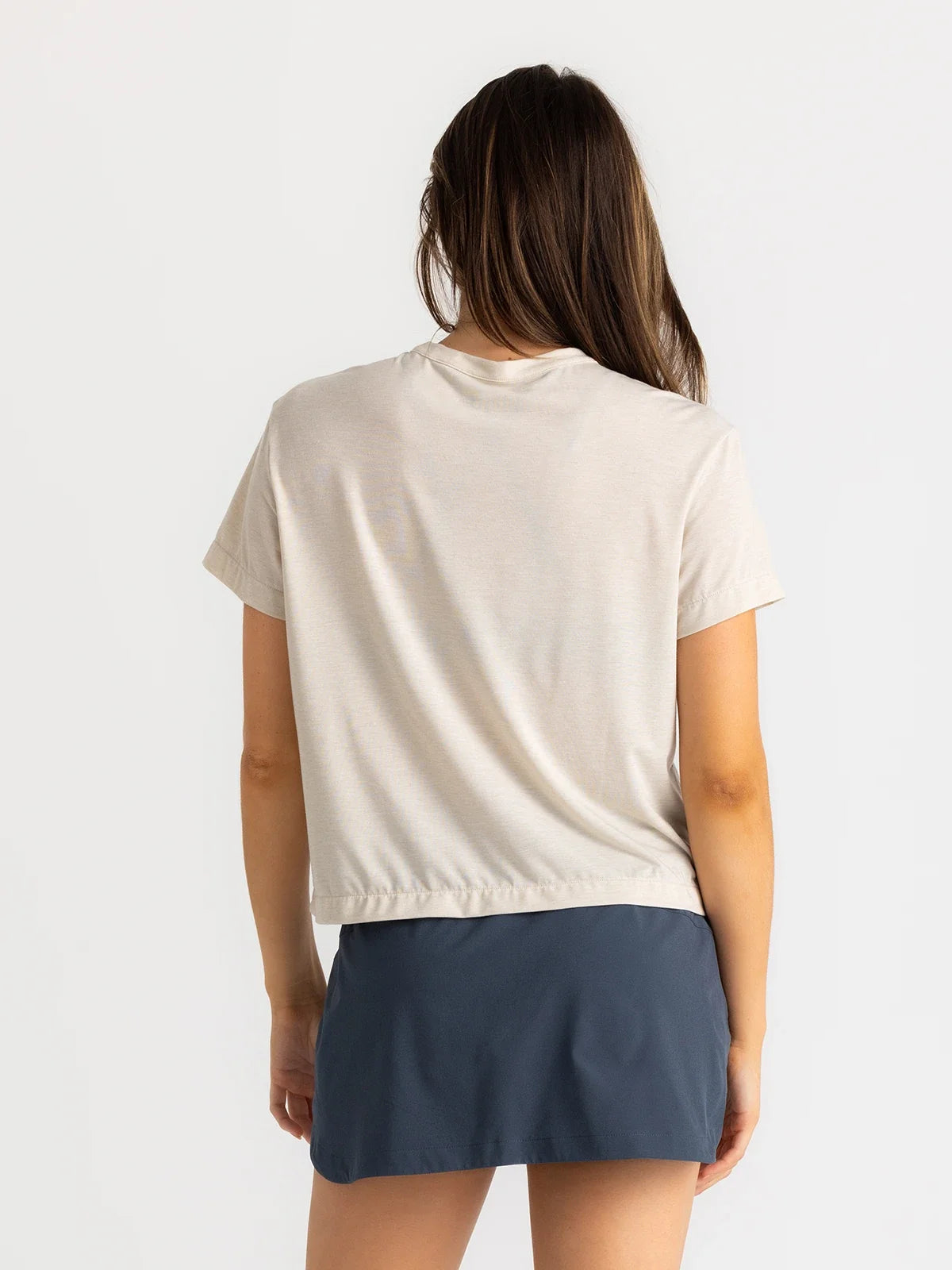 Ws Elevate Lightweight SS T-Shirt Hthr Birch