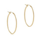 Oval Gold 2" Hoop Earring - Beau Outfitters