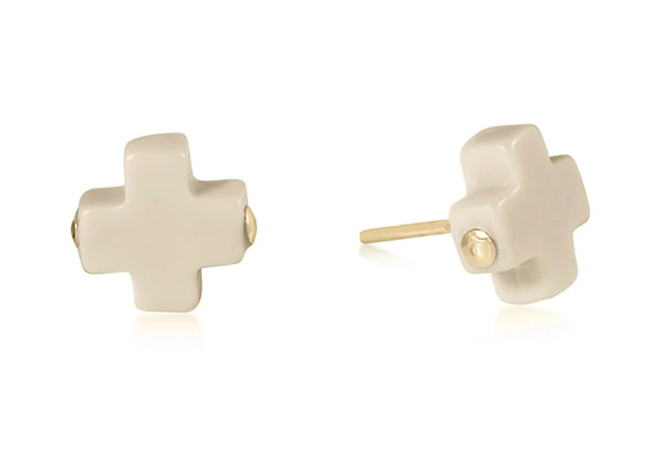 Signature Cross Stud Earring