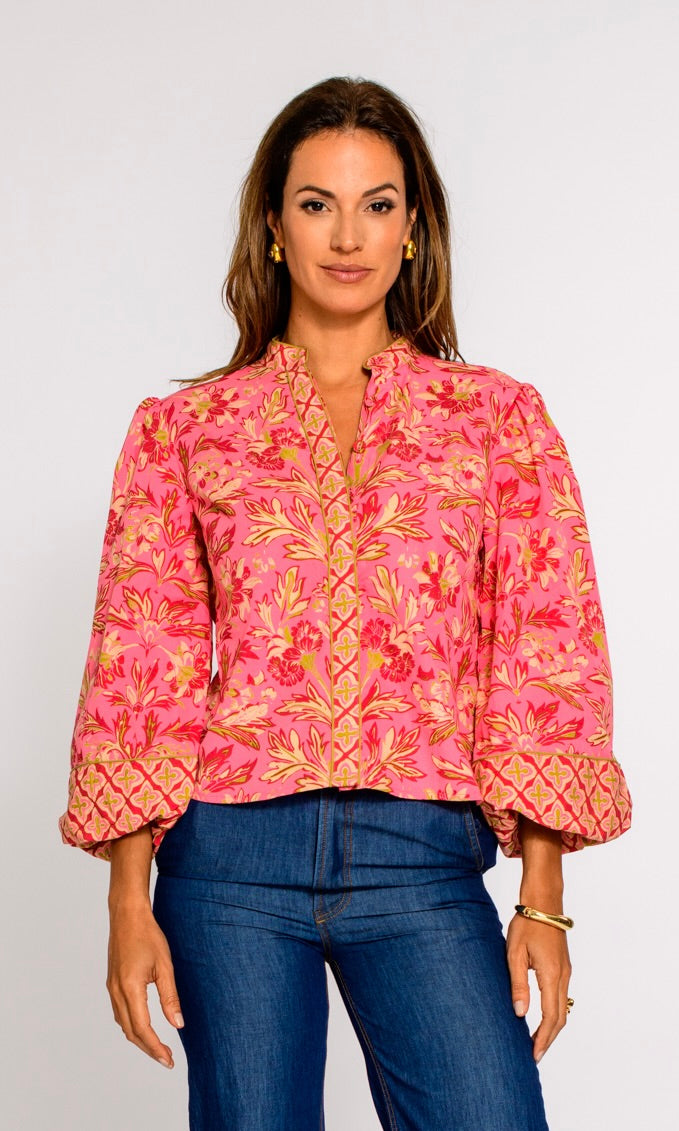Ws Emily Top Grandeur Cherry