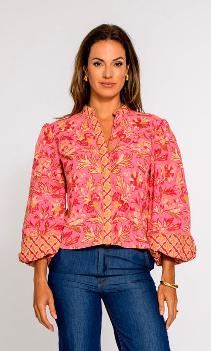 Ws Emily Top Grandeur Cherry