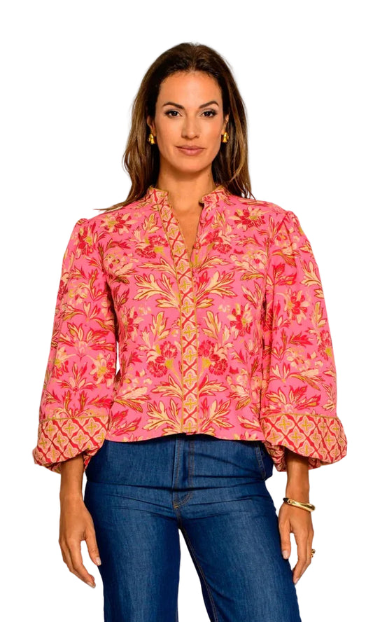 Ws Emily Top Grandeur Cherry