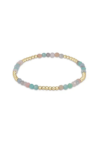 SS25 Gemstone Blissful Pattern 2.5mm Bead Bracelet
