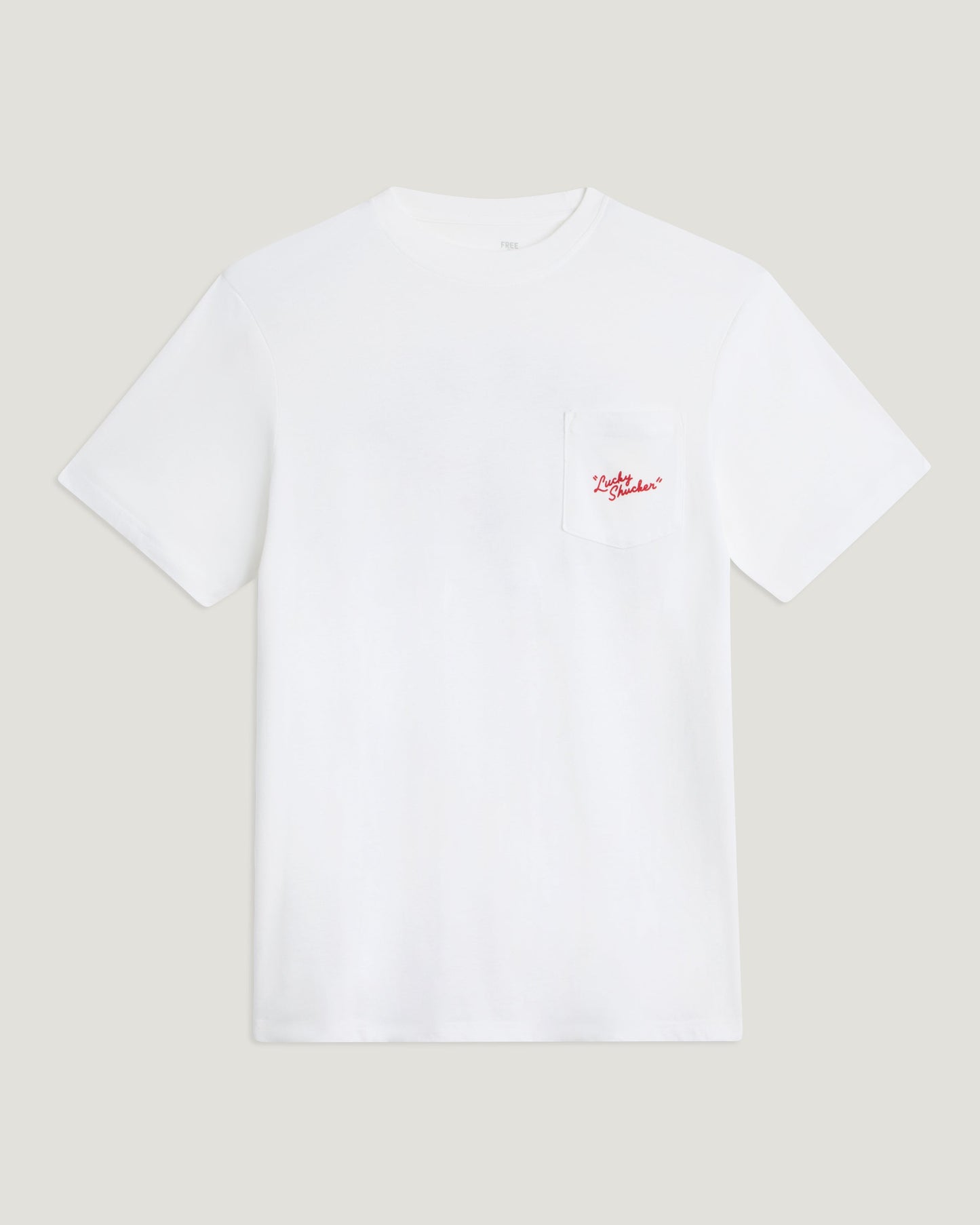 Lucky Shucker Pocket T-shirt Bone