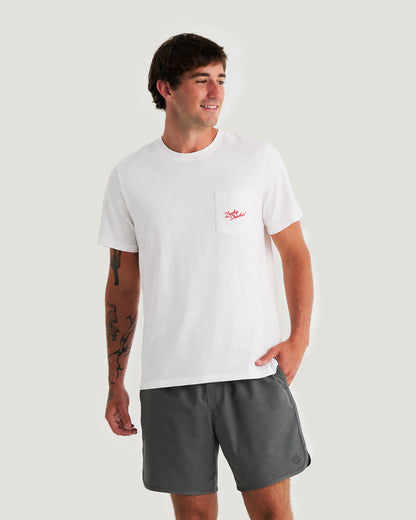 Lucky Shucker Pocket T-shirt Bone