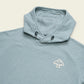 Palo Duro Fleece Hoodie Mountain Grid Iron Blue
