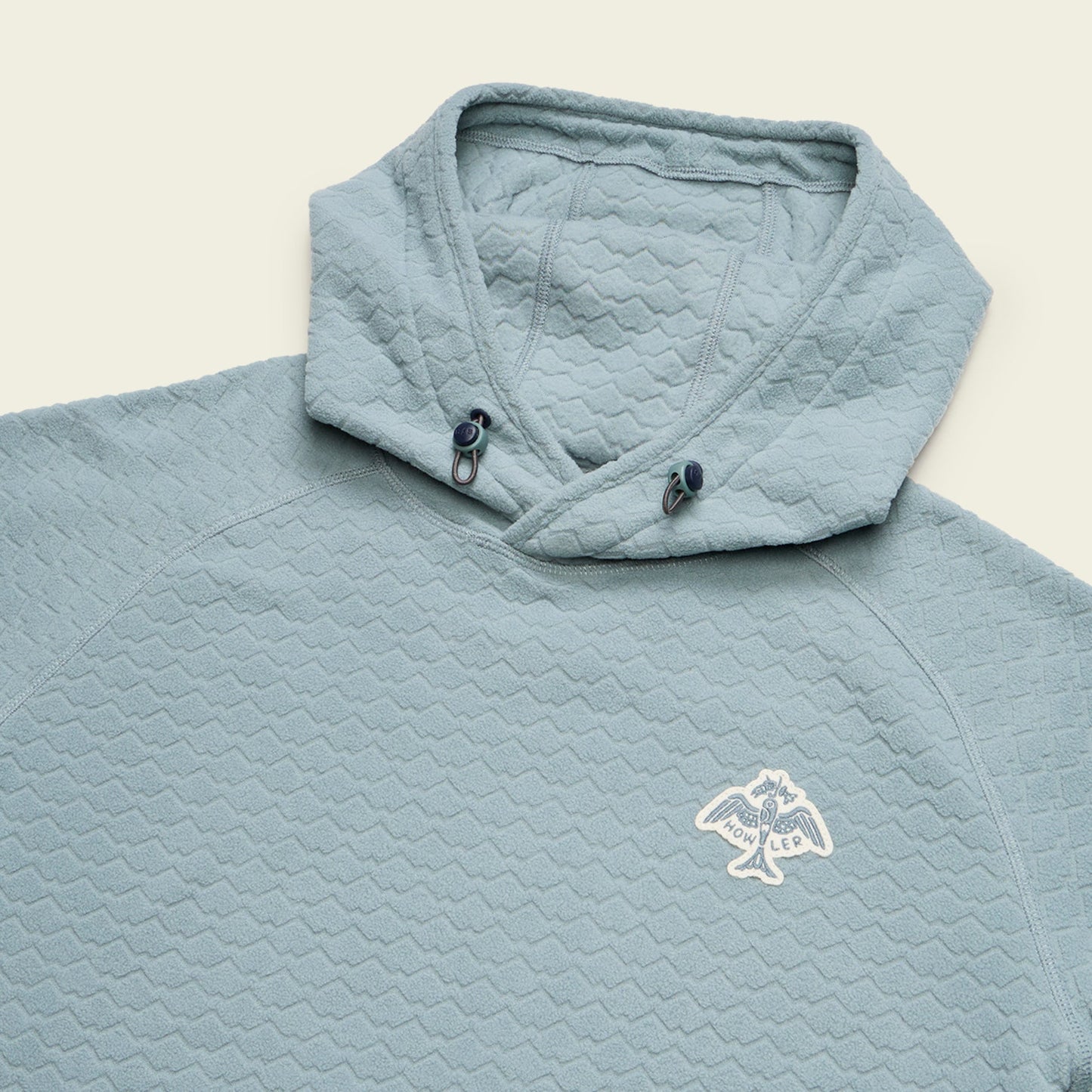 Palo Duro Fleece Hoodie Mountain Grid Iron Blue